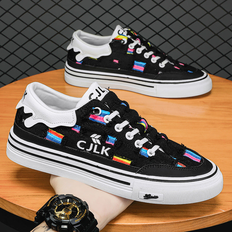 Women's Comfortable Casual Sneakers with Color Accents