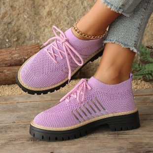 Women's Breathable and Comfortable Sneakers with Statement Sole