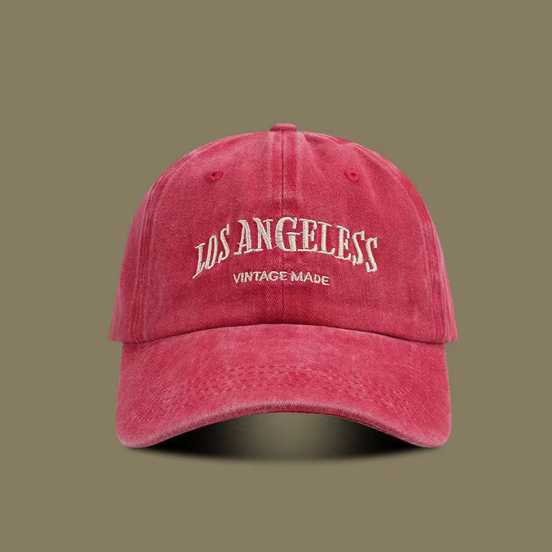 Men's Vintage-Inspired Distressed Baseball Cap