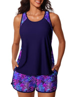 Women's Swim Outfit with Floral Design