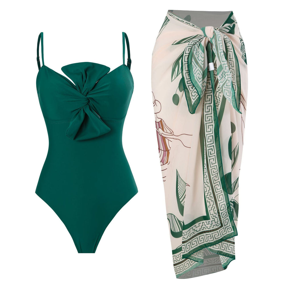 Women's Swimsuit with Wrap Skirt