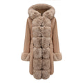 Elegant Parka with Faux Fur Trim