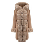 Elegant Parka with Faux Fur Trim