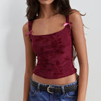 Women's Floral Crop Top