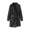 Women's Faux Leather Coat