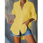 Women's Casual Lightweight Fabric Blouse