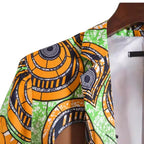 Women's Blazer with African Print and Modern Cut