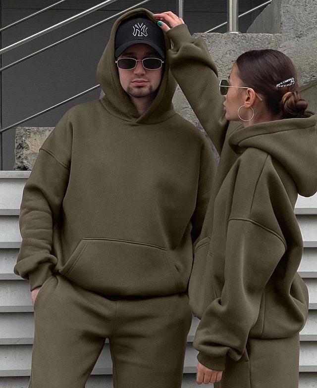Unisex Oversize Hoodie and Relax Jogging Pants Set
