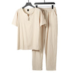 Women's Casual Lounge Set with Button Details