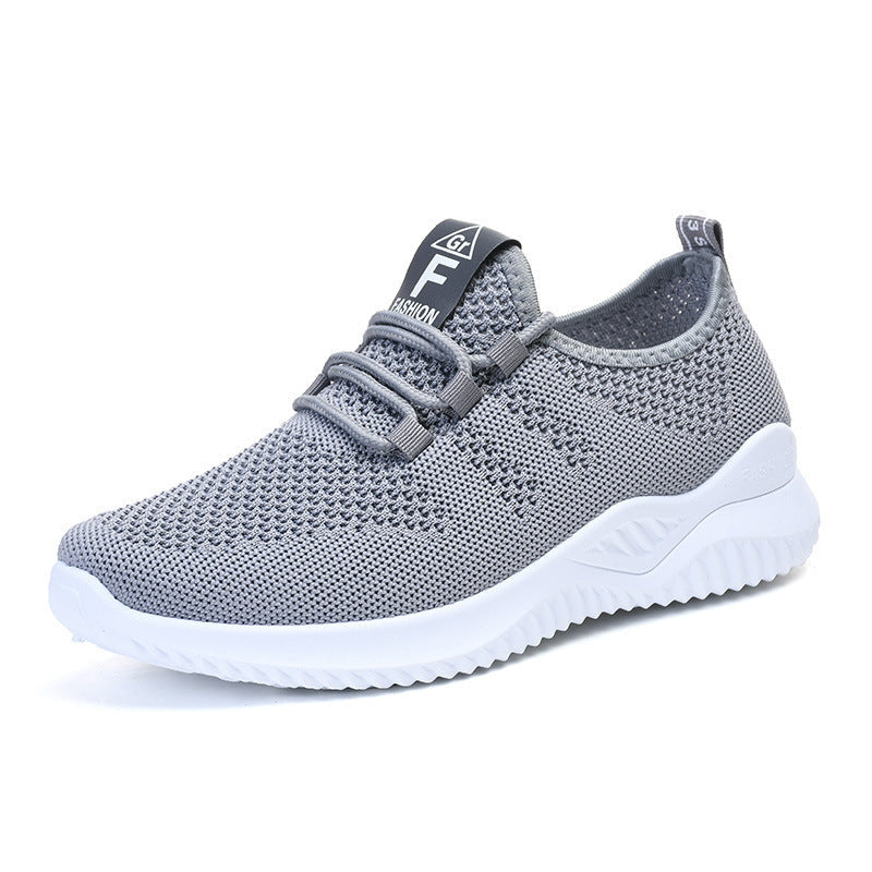 Women's Breathable Lightweight Sneakers with Elastic Upper