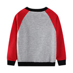 Boys' Sweatshirt with Creative Excavator Motif