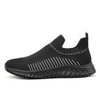 Women's Breathable Slip-On Sneakers with Elastic Upper and Flexible Ankle Support