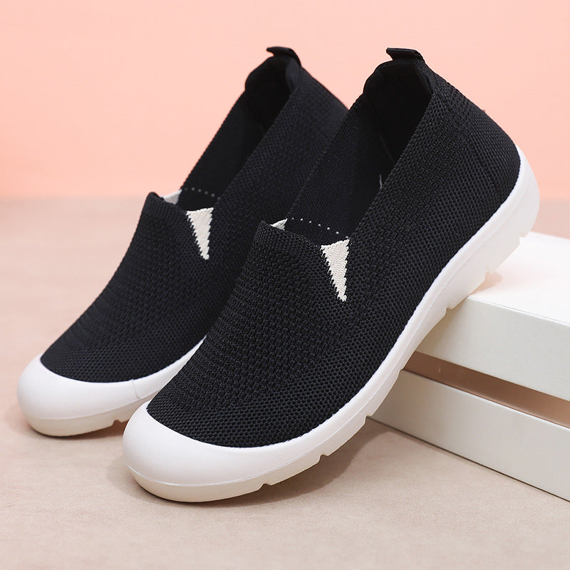 Women's Breathable Slip-On Sneakers with Flexible Fit