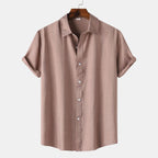 Women's Short-Sleeve Shirt in Lightweight Breathable Fabric
