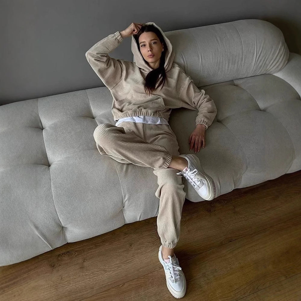 Women's Corduroy Lounge Set