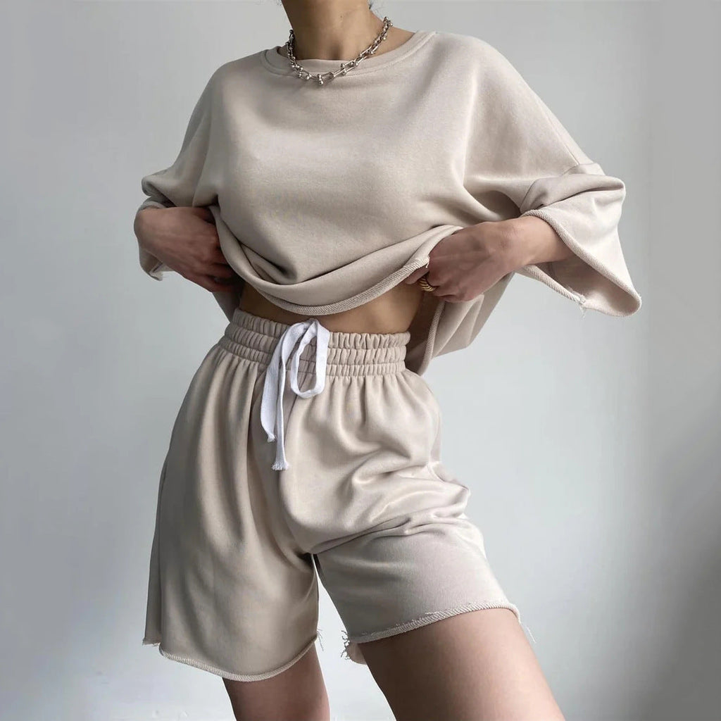 Women's Comfortable Sweat Loungewear Set