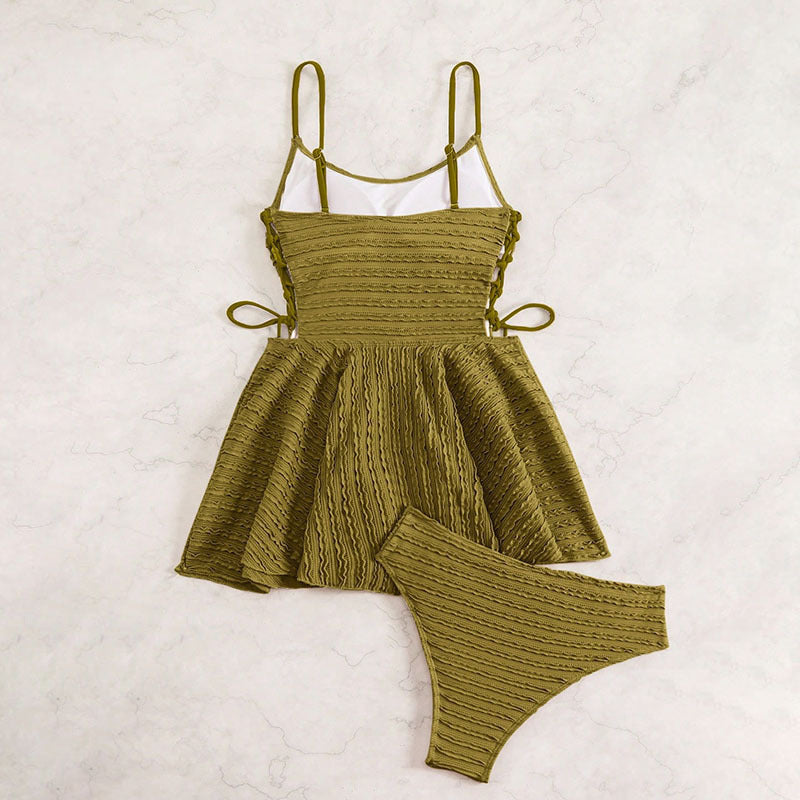 Women's Swim Ensemble with Feminine Ruching