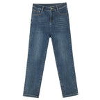 Women's High-Waisted Fabric Trousers