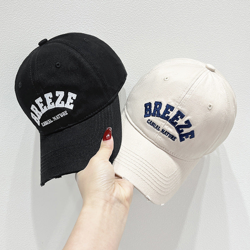 Men's Casual Distressed Cotton Cap