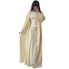 Elegant Long Coat with Soft Flowing Silhouette