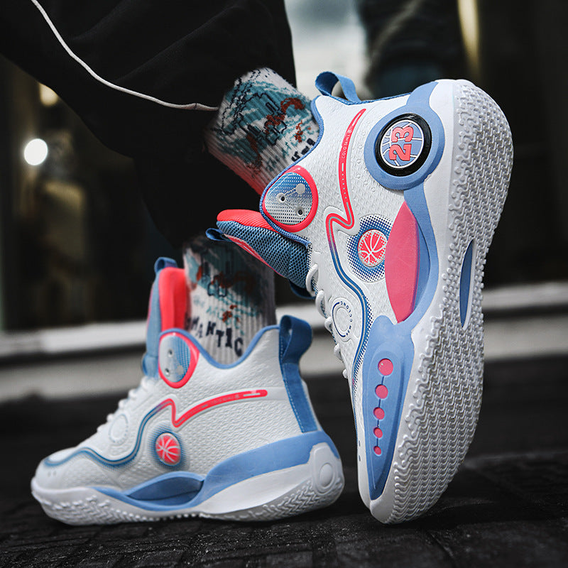 Women's Basketball Sneakers with Innovative Cushioning System and Non-Slip Sole