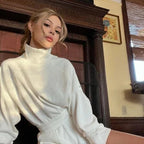 Women's Cozy Waffle Knit Sweater Set
