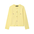 Women's Cardigan with Button Details and Chest Pockets