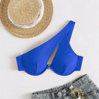 Women's Swim Top with Tasteful Cut-Out Design