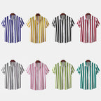 Women's Short-Sleeve Striped Shirt