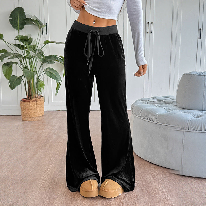 Women's Elegant and Comfortable Velour Trousers
