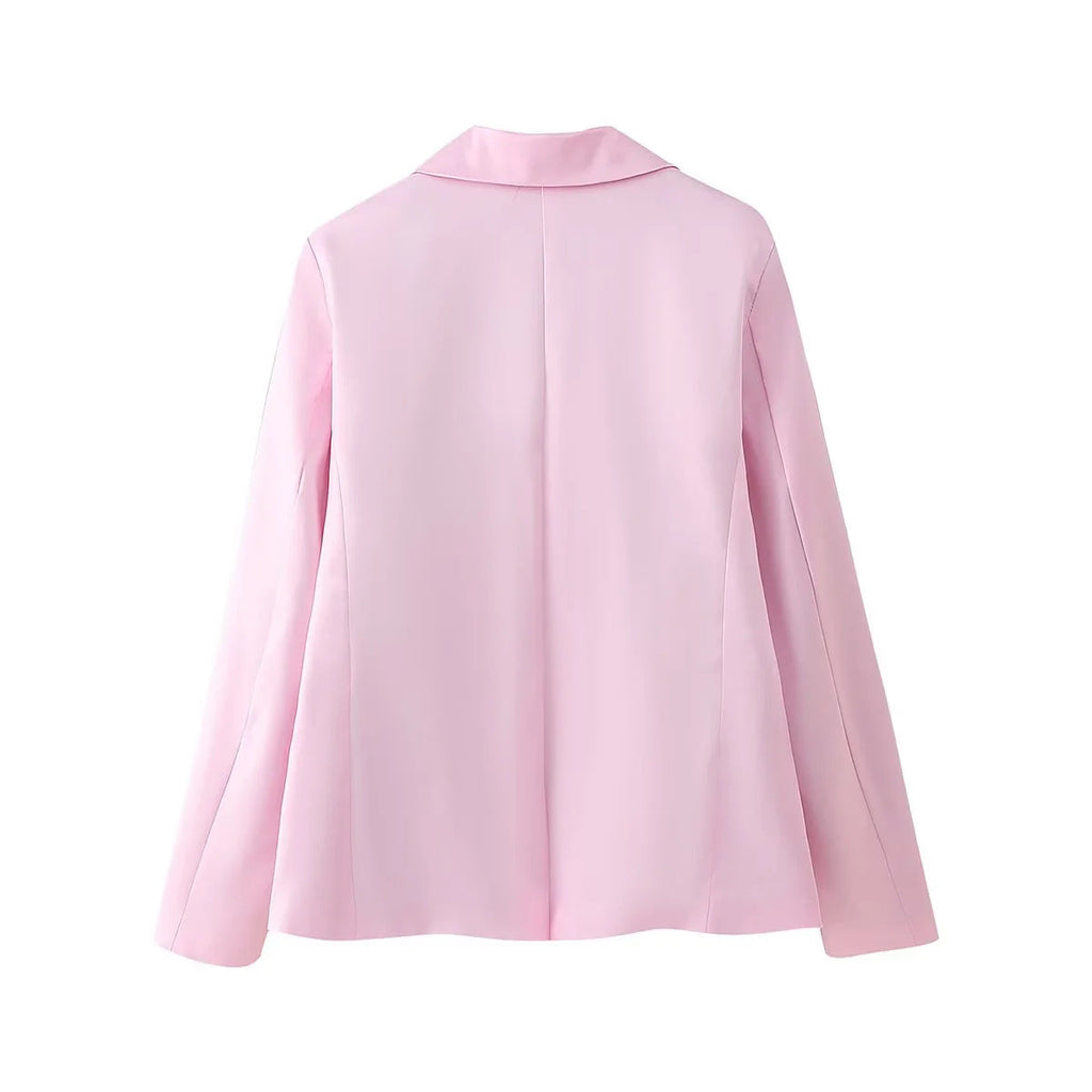 Women's Elegant Blazer and Skirt Set
