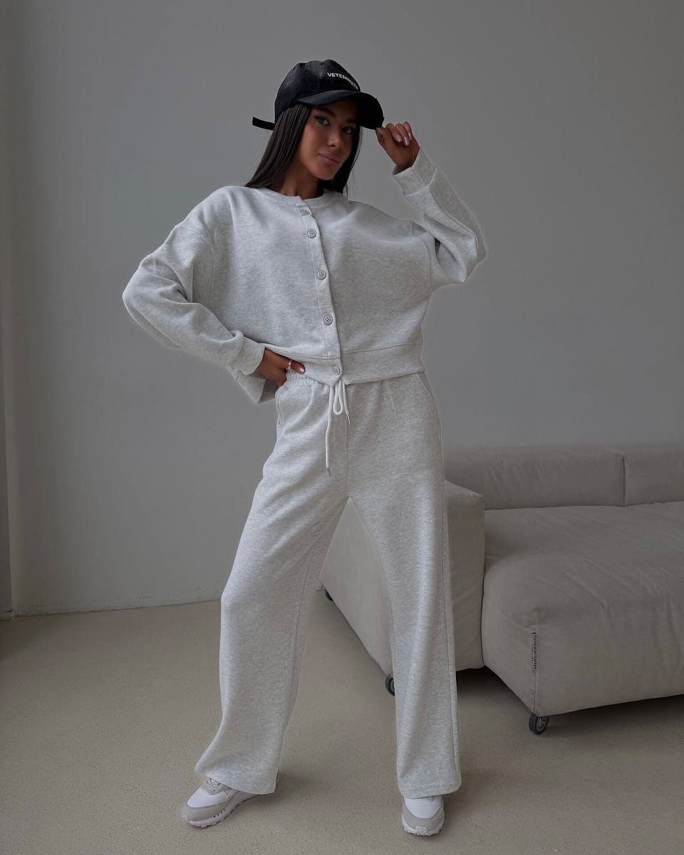 Casual Sweatshirt and Jogger Set