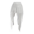 Women's Chiffon Maxi Skirt with Asymmetrical Cut