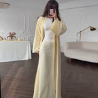 Elegant Long Coat with Soft Flowing Silhouette