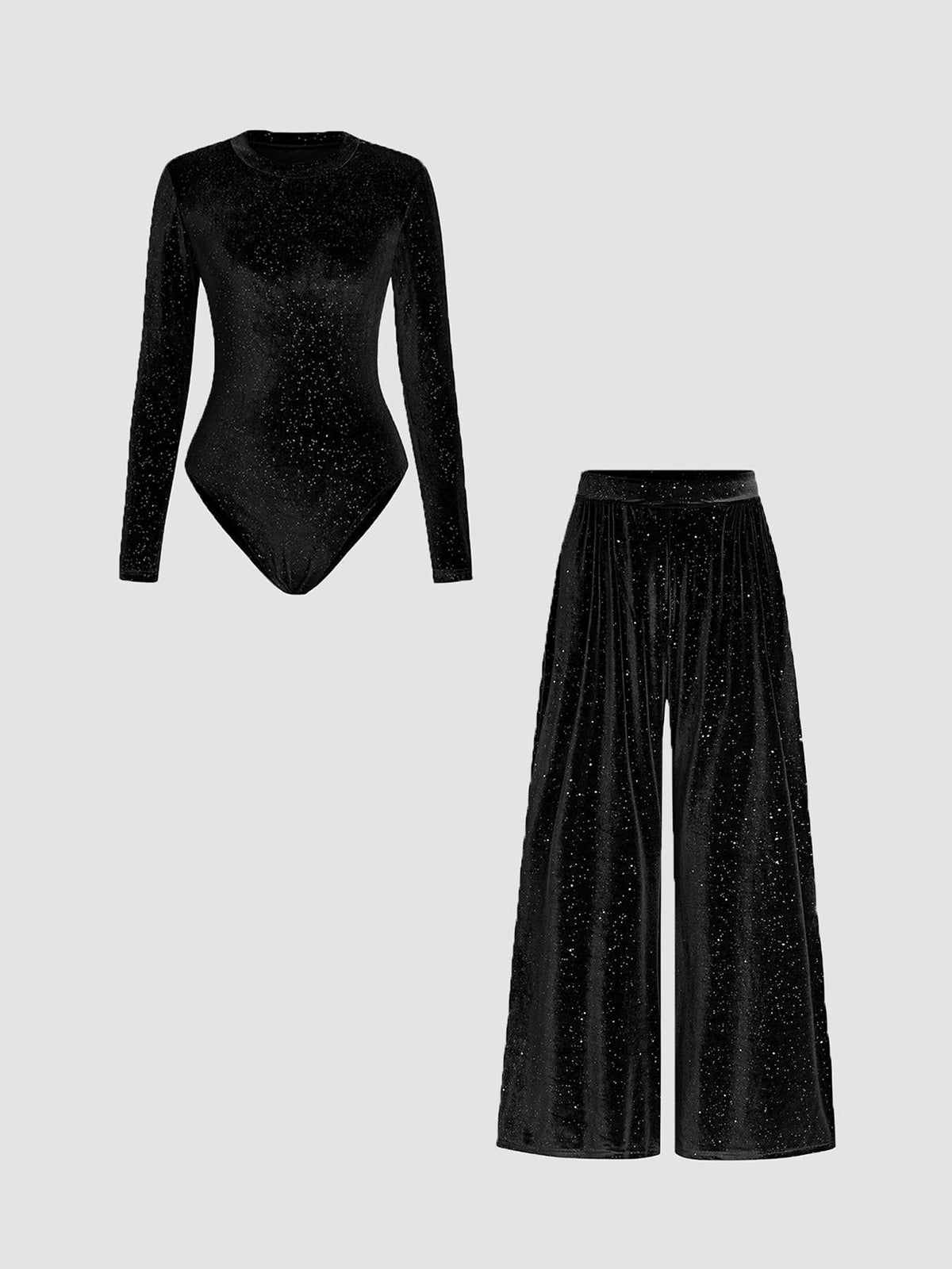 Women's Elegant Glitter Set