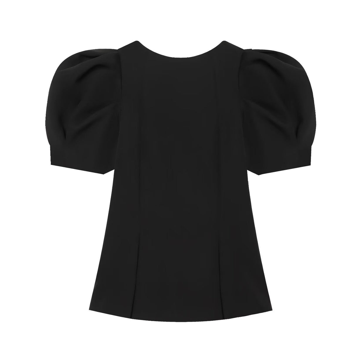 Women's Blouse with Puff Sleeves and Elegant Cut