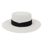 Breathable Sun Straw Boater Hat