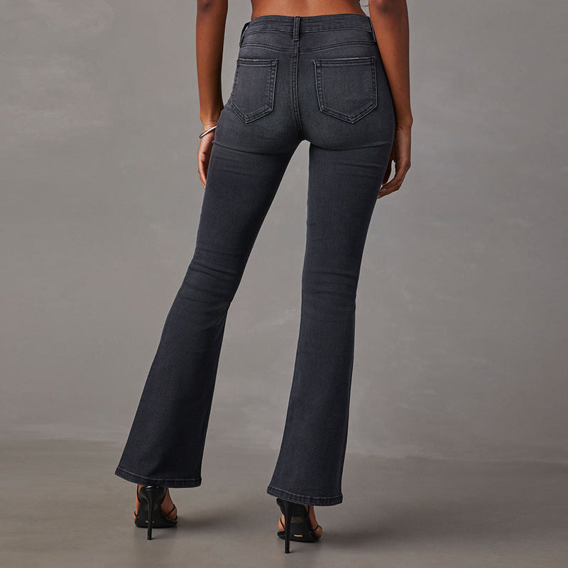 Women's High-Waisted Bootcut Jeans