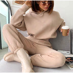 Women's Cozy Sweatshirt and Pants Set