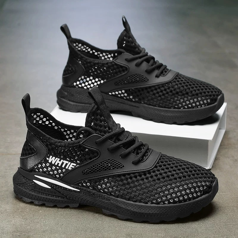 Women's Breathable Casual Sneakers with Flexible Sole and Lightweight Mesh Upper