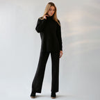 Women's Comfortable Wide-Cut Knit Ensemble