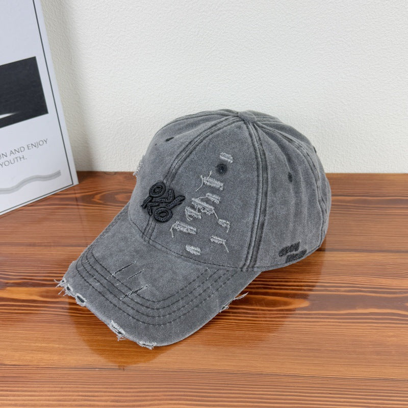 Men's Distressed Casual Baseball Cap Kalsten
