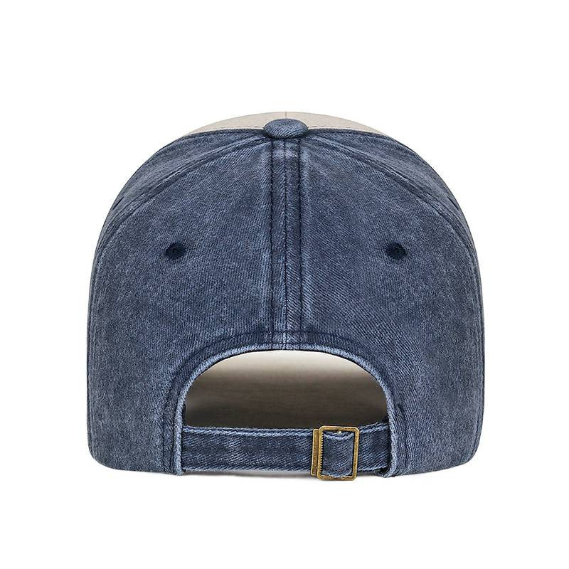 Men's Vintage-Inspired Embroidered Wolf Cap