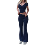 Women's Comfortable Sportswear Set with Flattering Cut and High Waist
