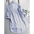 Women's Casual Striped Shirt Blouse