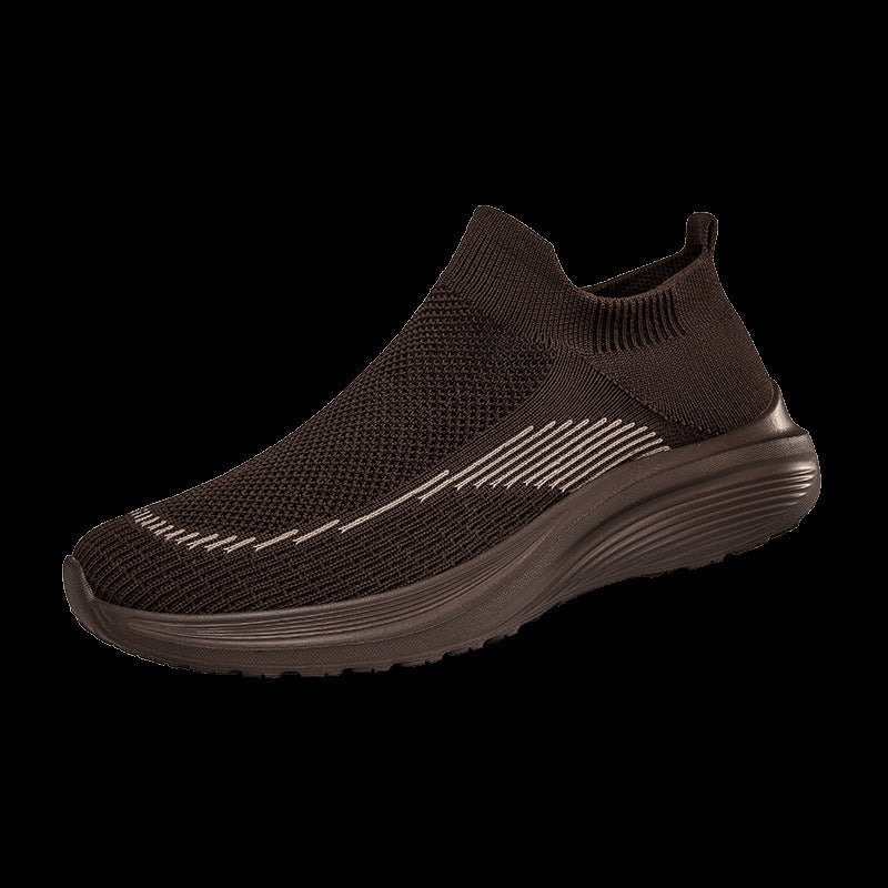 Women's Breathable Sport Sneakers with Flexible Knit Upper