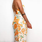 Women's Floral Print Maxi Dress