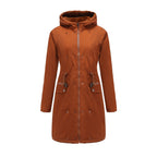 Elegant Parka with Faux Fur Trim
