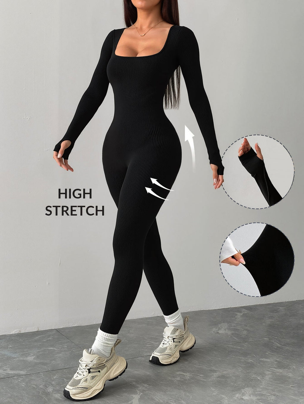 Women's High-Stretch Jumpsuit