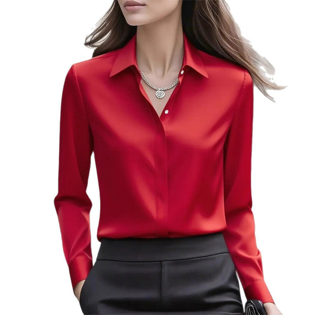 Classic Women's Long-Sleeve Blouse